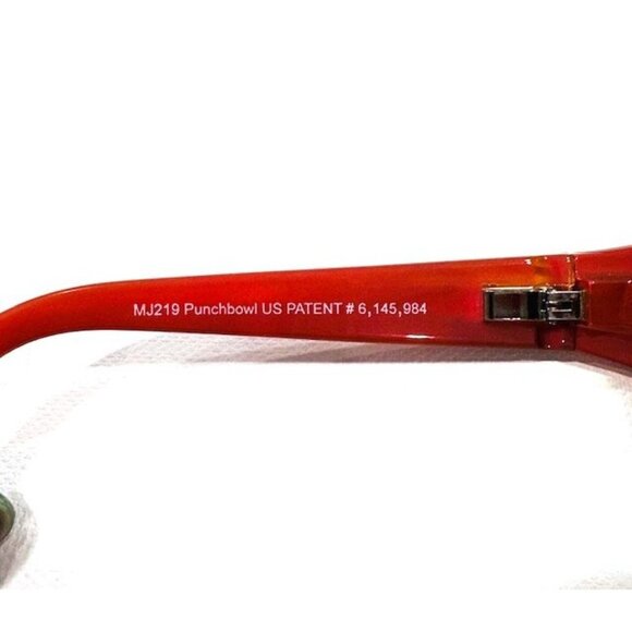 EUC Maui Jim MJ219 Punchbowl Brown-Pink Tortoise Sunglasses w/case - Picture 4 of 8